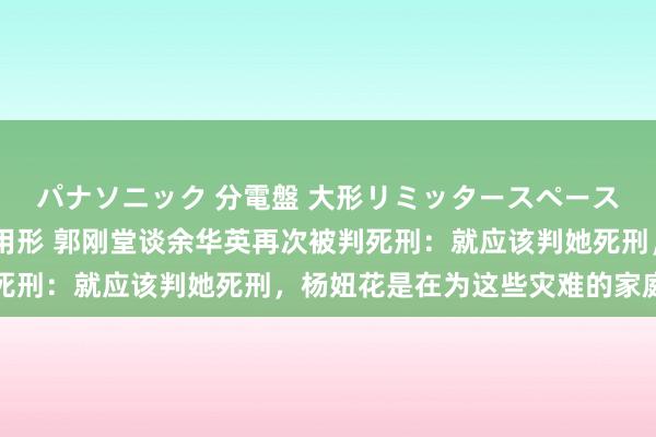 パナソニック 分電盤 大形リミッタースペースなし 露出・半埋込両用形 郭刚堂谈余华英再次被判死刑:就应该判她死刑,杨妞花是在为这些灾难的家庭发声
