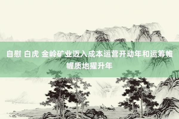 自慰 白虎 金岭矿业迈入成本运营开动年和运筹帷幄质地擢升年